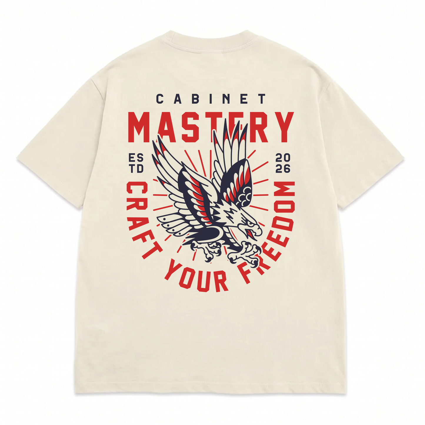 Cabinet Mastery Freedom T-Shirt - Off White