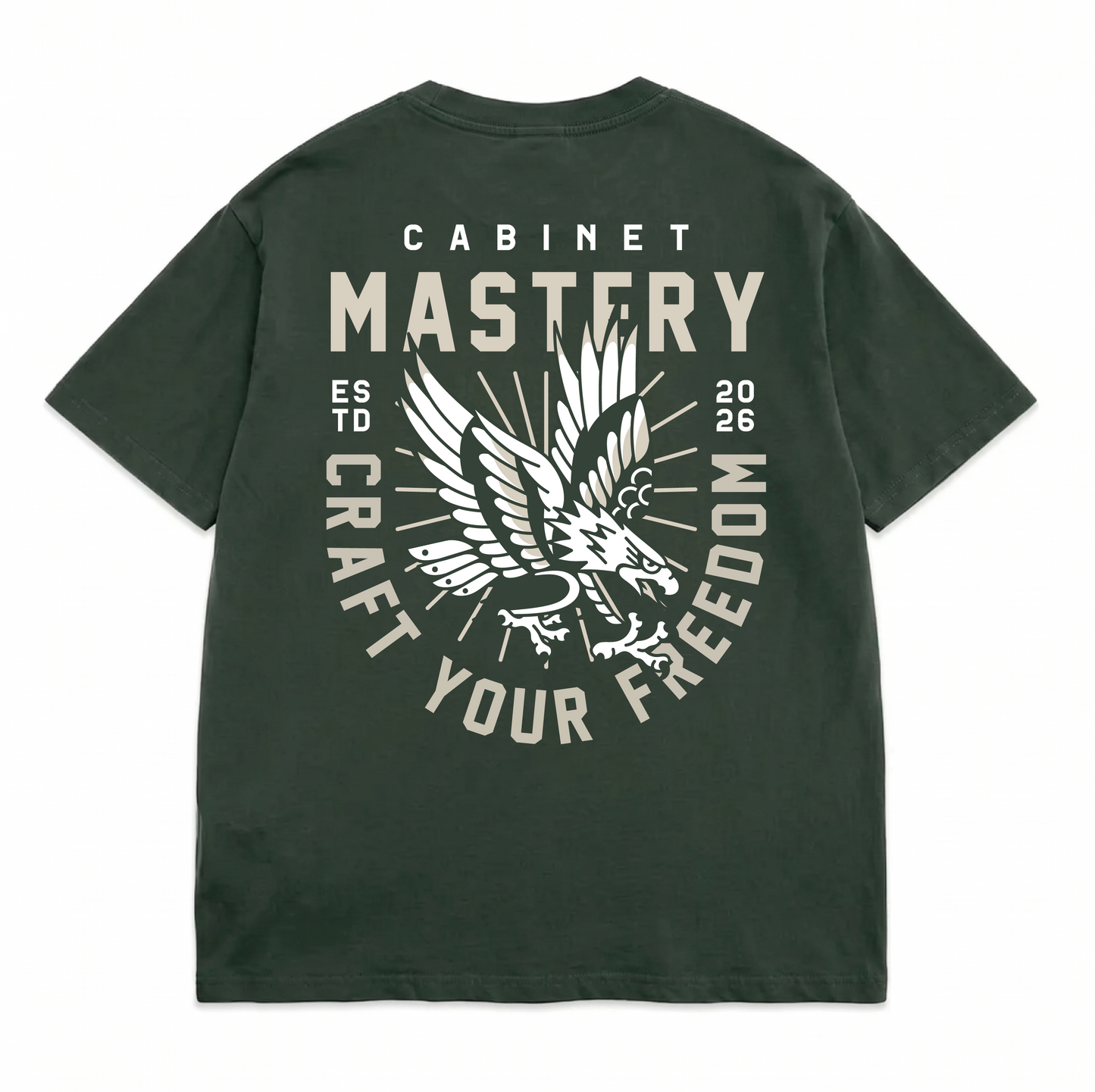 Cabinet Mastery Freedom T-Shirt - Forest Green