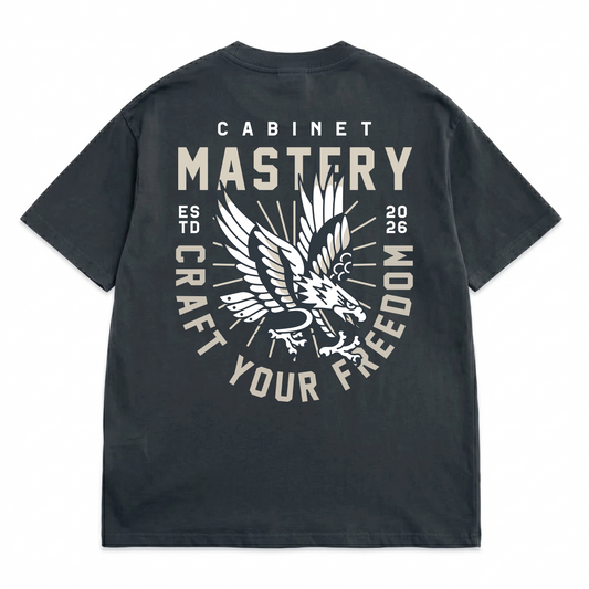 Cabinet Mastery Freedom T-Shirt - Vintage Black